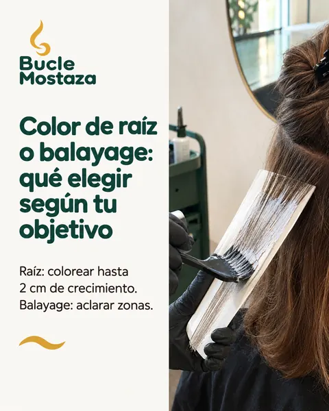 Bucle Mostaza, peluquería: Color de raíz o balayage: qué elegir según tu objetivo